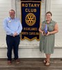 Jessica Farrell was named 2025-2026 Rotarian of the Year